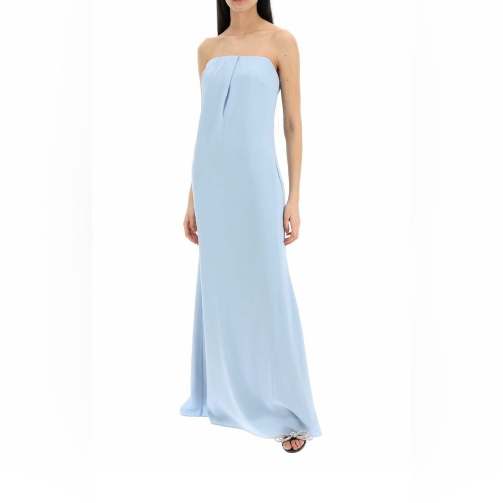 Roland Mouret Satin Crepe Sleeveless Gown